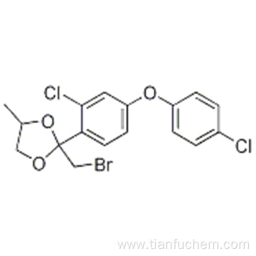 2-(BROMOMETHYL)-2-[2-CHLORO-4-(4-CHLOROPHENOXY)PHENYL]-4-METHYL-1,3-DIOXOLANE CAS 873012-43-2